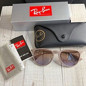 Ray-Ban Original Erika Gradient Sunglasses with Black Case